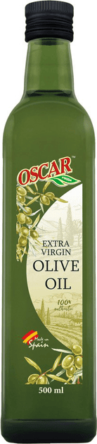 Олія олив Oscar foods Extra Virgin н/раф скло 500мл